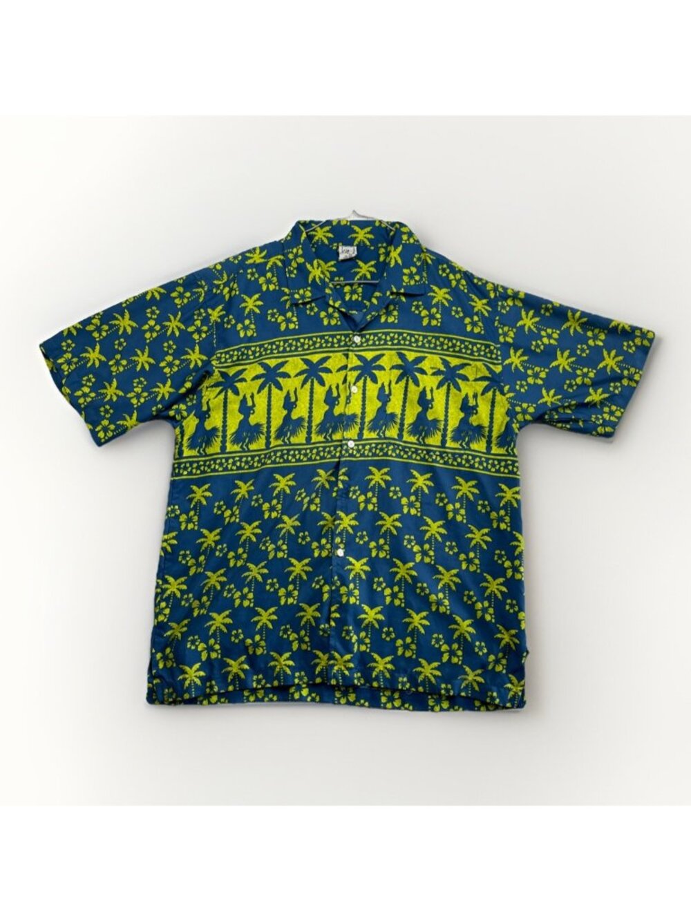 Vintage Op Ocean Pacific Hawaiian Shirt Camp Retro Beach Surf Men Sz XL Boho *